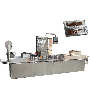 thermoforming vacuum meat food skin packing machine
